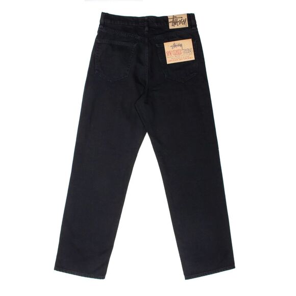 Stussy Classic Relaxed Fit Big Ol’ Jeans Black Size 36 Free Shipping Included - Picture 2 of 3